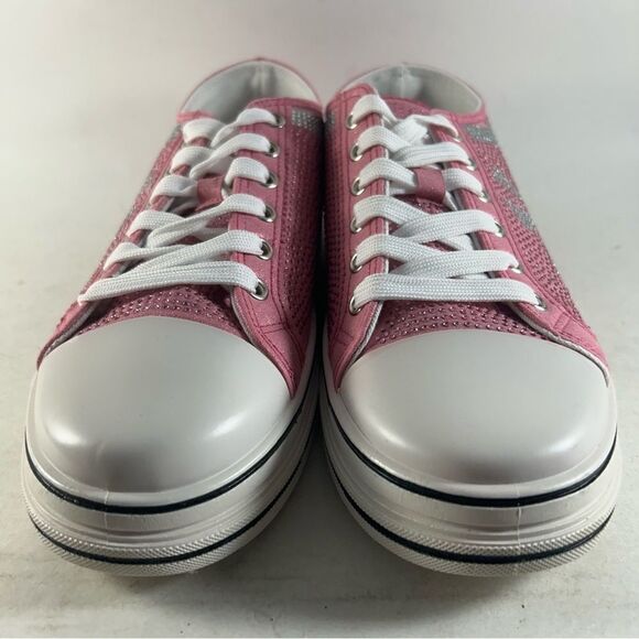 NEW True Religion Addilyn Women’s Shoes Low Top Lace Up Sneakers Pink Size 8.5 - Picture 2 of 8